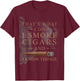 That's What I Do I Smoke Cigars And I Know Things Shirt T-Shirt - T-Shirt | Maroon