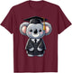 Cute Koala Graduation T-Shirt - T-Shirt | Maroon