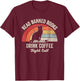 Read Banned Books Drink Coffee Fight Evil T-Shirt - T-Shirt | Maroon