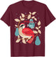 Partridge In A Pear Tree 12 Days Christmas Song My True Love T-Shirt - T-Shirt | Maroon