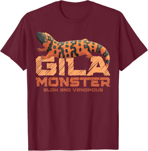 Gila Monster T-Shirt - T-Shirt | Maroon