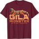 Gila Monster T-Shirt - T-Shirt | Maroon