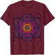 Cool Mandala Sacred Geometry Metatrons Cube Design T-Shirt - T-Shirt | Maroon