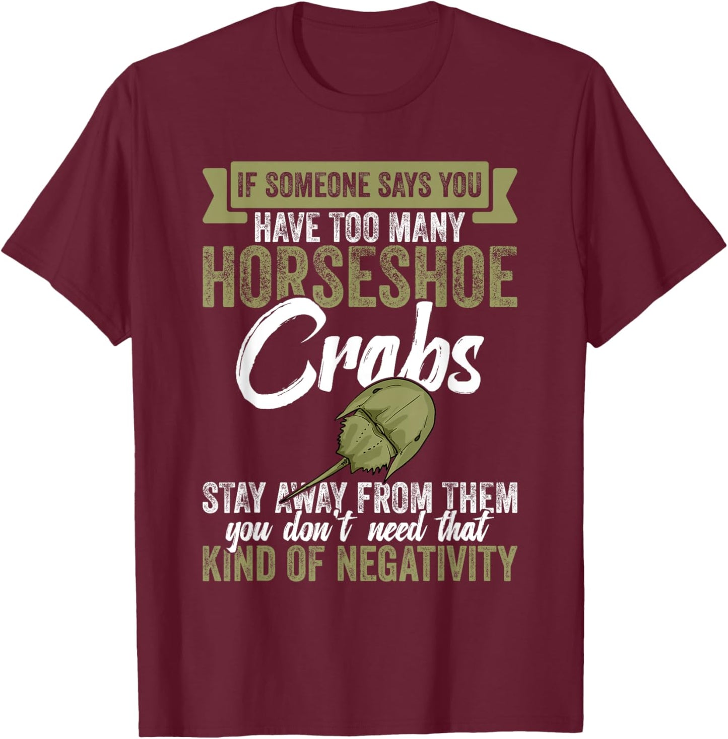 Horseshoe Crab Mom Fossil Lover Encycloart Chelicerata T-Shirt - T-Shirt | Maroon