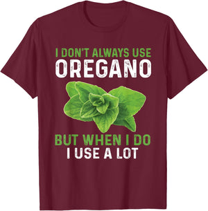Funny Oregano Costume Love Garden Herbs T-Shirt - T-Shirt | Maroon