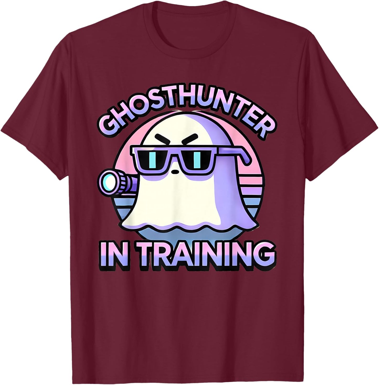 Ghost Hunter in Training Ghost Hunting T-Shirt - T-Shirt | Maroon