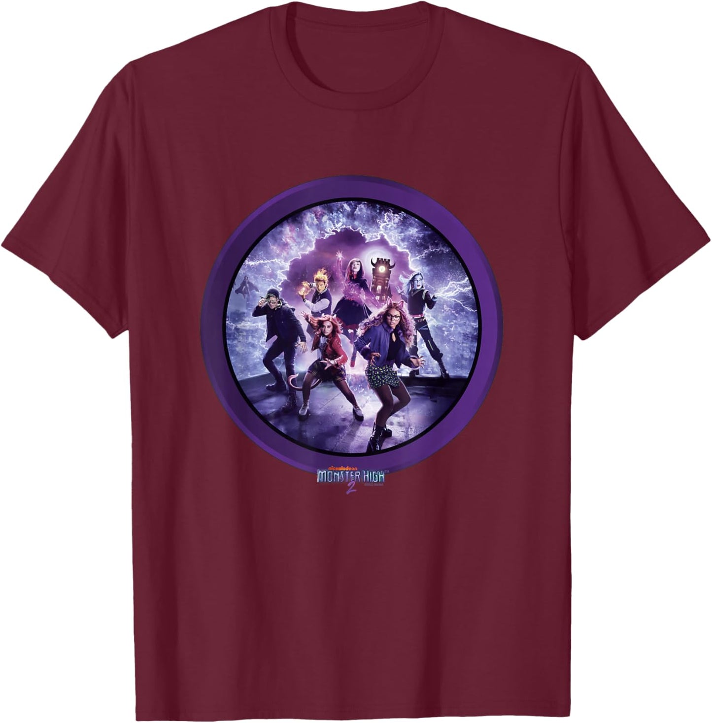 Monster High Film - MH Character Portal T-Shirt - T-Shirt | Maroon