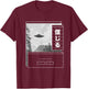UFO Vaporwave Aesthetic | Japanese 80s Synthwave | Japan T-Shirt - T-Shirt | Maroon