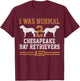 Awesome Dog Gifts Chesapeake Bay Retriever Dog - Men's Black Short Sleeve Classic Fit Cotton 60% Polyester 40% S T-Shirt - T-Shirt | Maroon