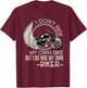 Motorcyclist Funny Motorcycle Gift Women Biker T-Shirt - T-Shirt | Maroon