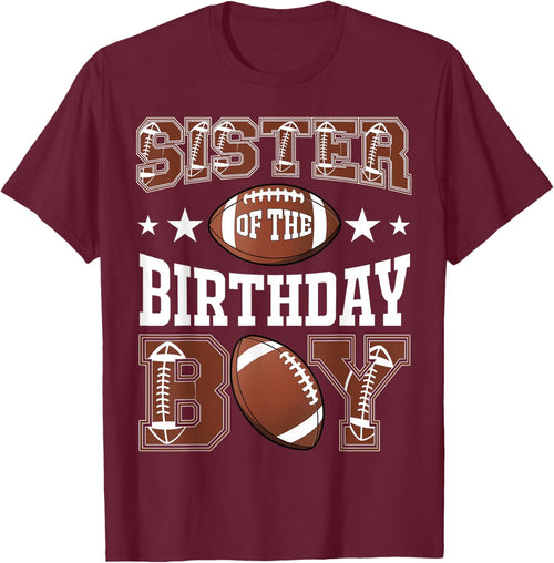 Sister Of The Birthday Boy Football Game Day