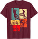 BMX & Freestyler für Kinder & Teenager, , Schwarz, Kurzarm, S (Kleinkind), Klassische Passform, Retro, Sport, Kinder, Weihnachten, Geburtstag T-Shirt - T-Shirt | Maroon