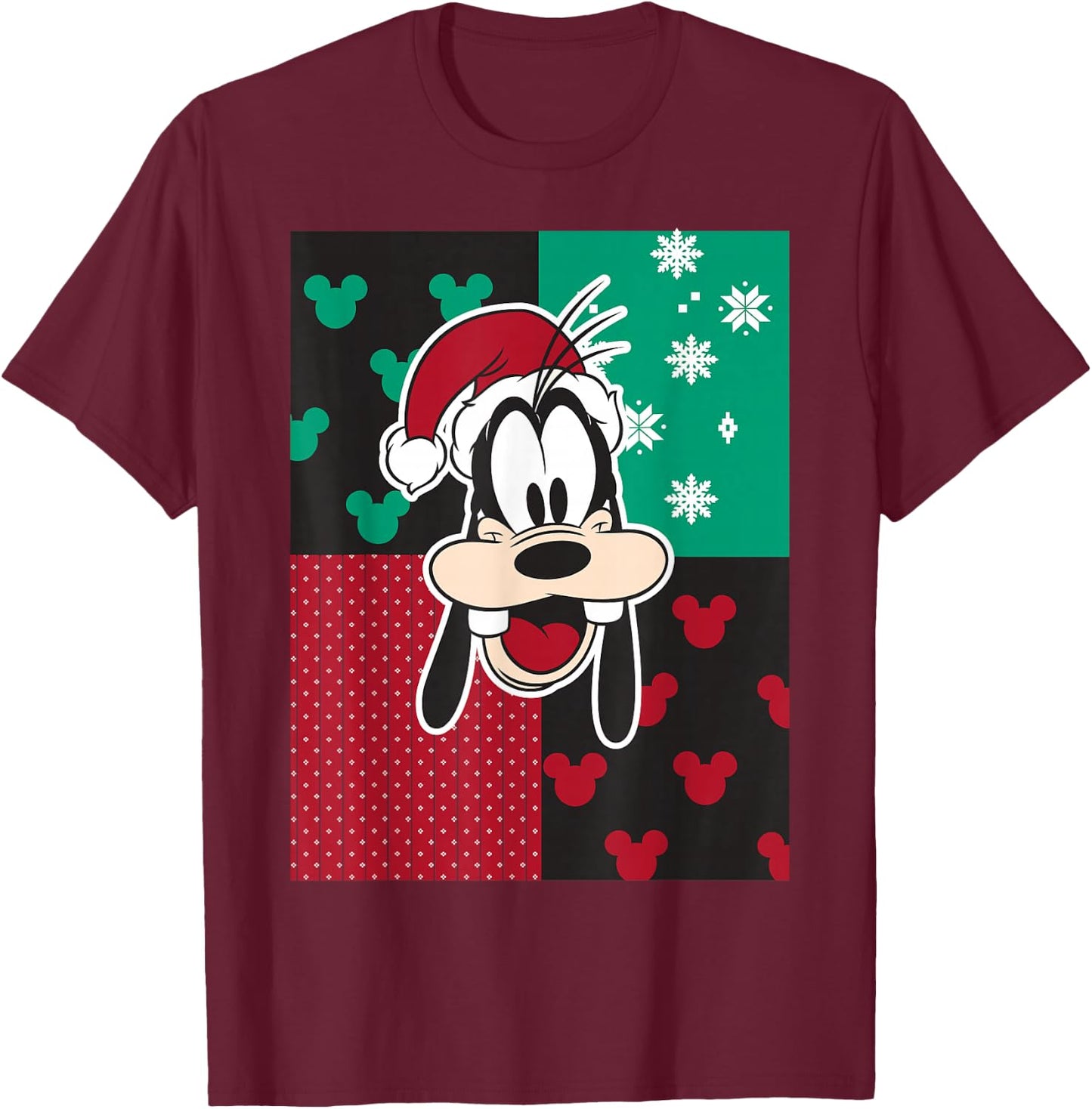 Disney - Goofy Holiday T-Shirt - T-Shirt | Maroon