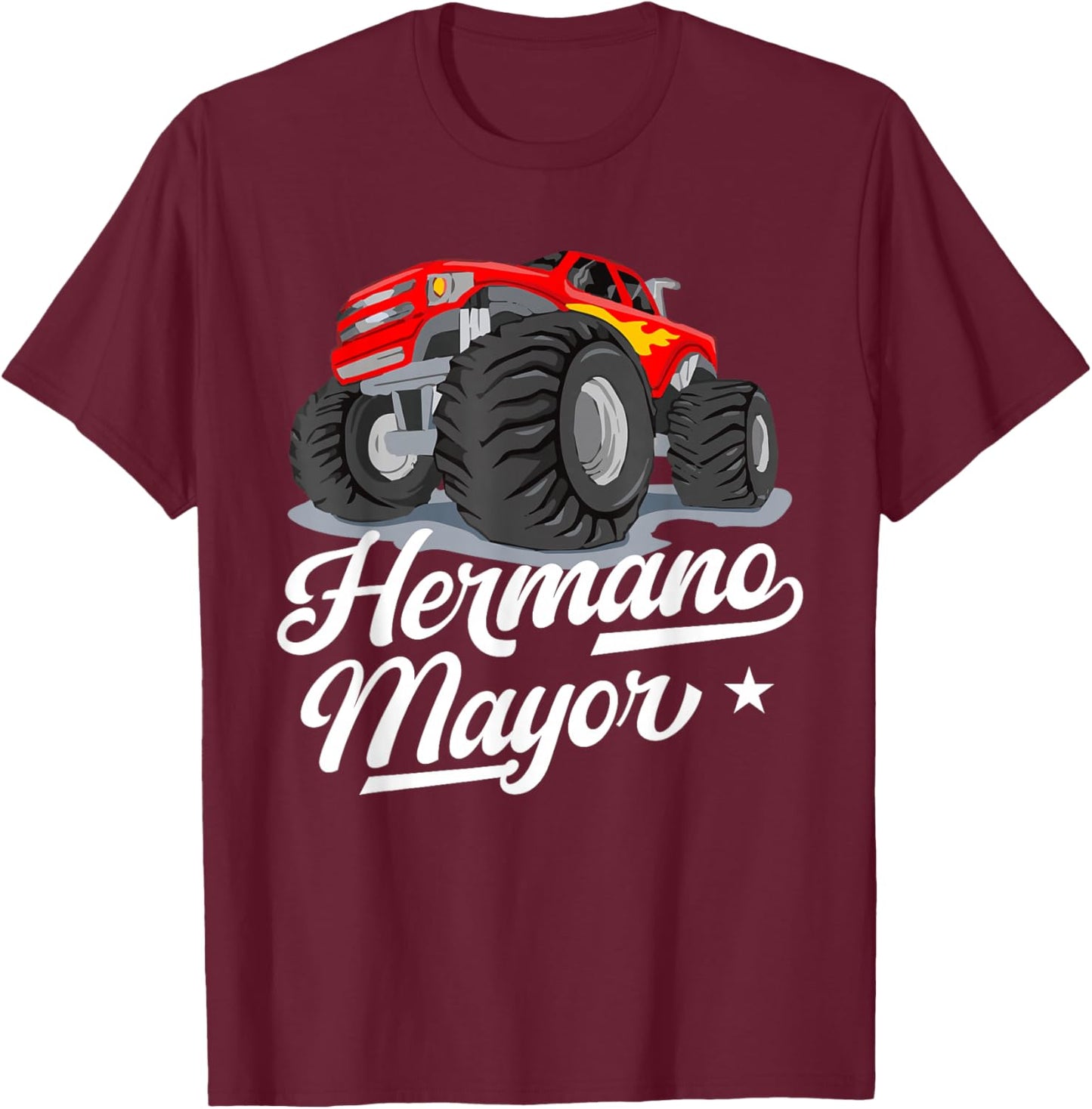Hermano Mayor Promovido A Hermano Mayor T-Shirt - T-Shirt | Maroon