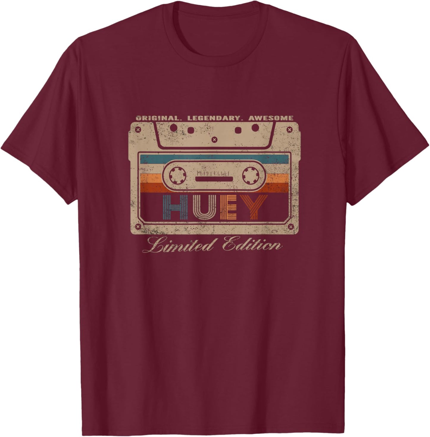 Huey Limited Edition Cassette T-Shirt - T-Shirt | Maroon