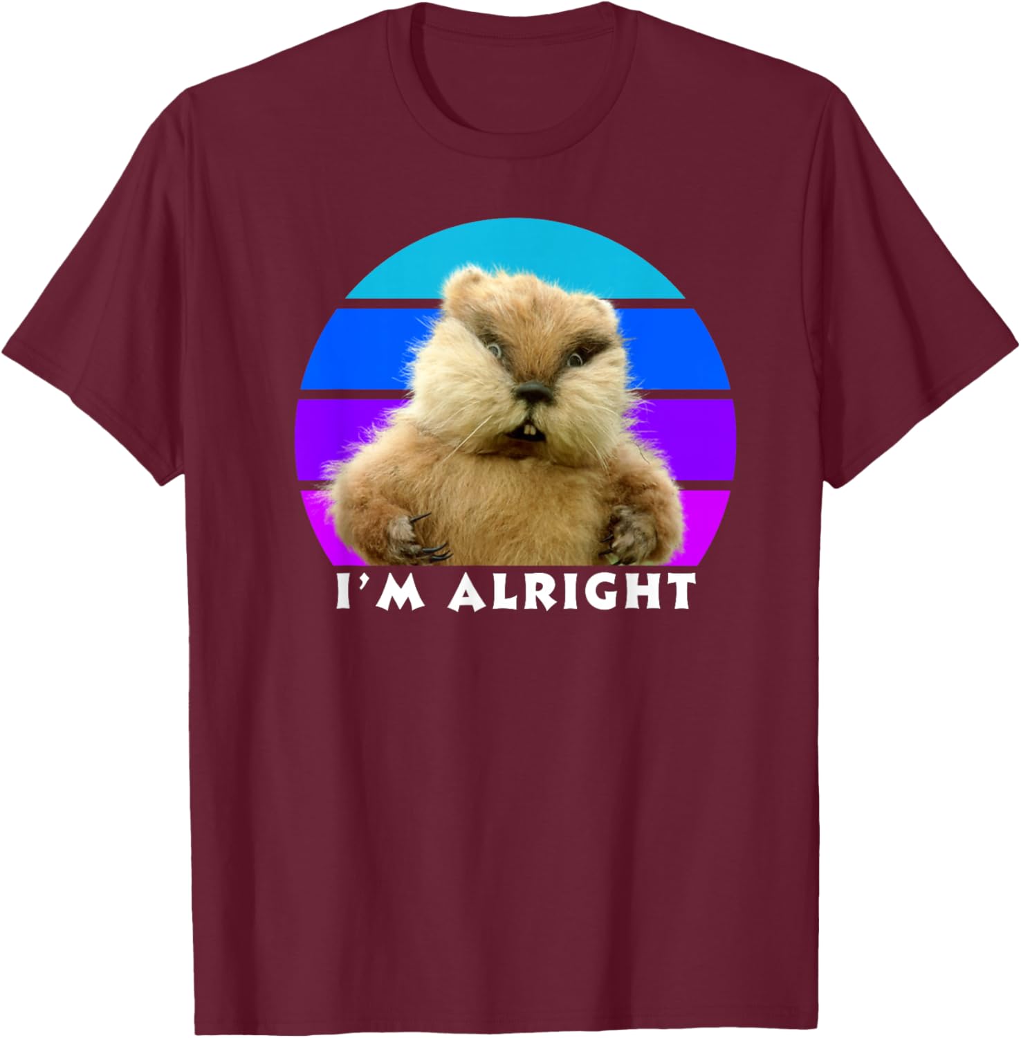 Caddyshack Movie, Bushwood Country Club, Funny Gopher Shirt T-Shirt - T-Shirt | Maroon