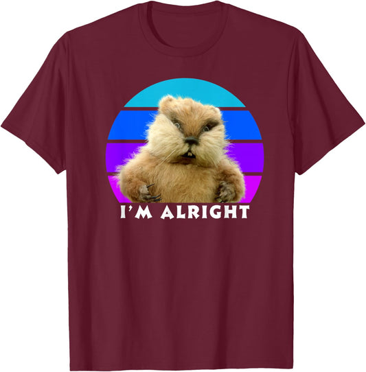 Caddyshack Movie, Bushwood Country Club, Funny Gopher Shirt T-Shirt - T-Shirt | Maroon