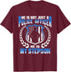 My Stepson Is A Police Officer Proud Police Stepmom Stepdad T-Shirt - T-Shirt | Maroon