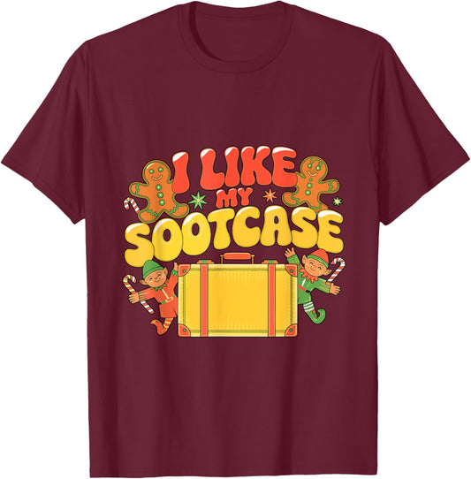 I Like My Suitcase Funny sootcase Holiday Travel Gift T-Shirt - T-Shirt | Maroon
