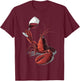 Lobster Wine T-Shirt - T-Shirt | Maroon