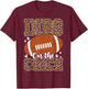 Football Coach Girlfriend Dibs On The Coach T-Shirt - T-Shirt | Maroon