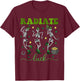 Radiate Luck Skeleton Radiology St Patrick's Day Rad Tech T-Shirt - T-Shirt | Maroon