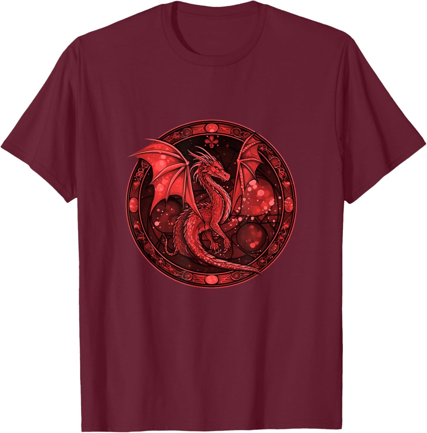 Red Dragon T-Shirt - T-Shirt | Maroon