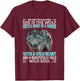 She Is Not The Black Sheep She Is The Wolf She's A Best Of A T-Shirt - T-Shirt | Maroon