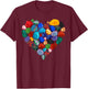 Minerals Gems and Crystals Rock Collecting T-Shirt - T-Shirt | Maroon