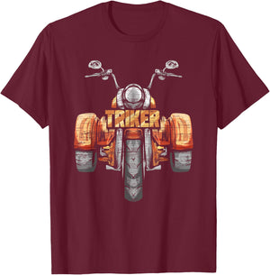 Triker König Trike Motorcycle Motor Trike Biker Gift T-Shirt - T-Shirt | Maroon