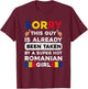 Romanian Shirt | Husband Gift T-Shirt - T-Shirt | Maroon