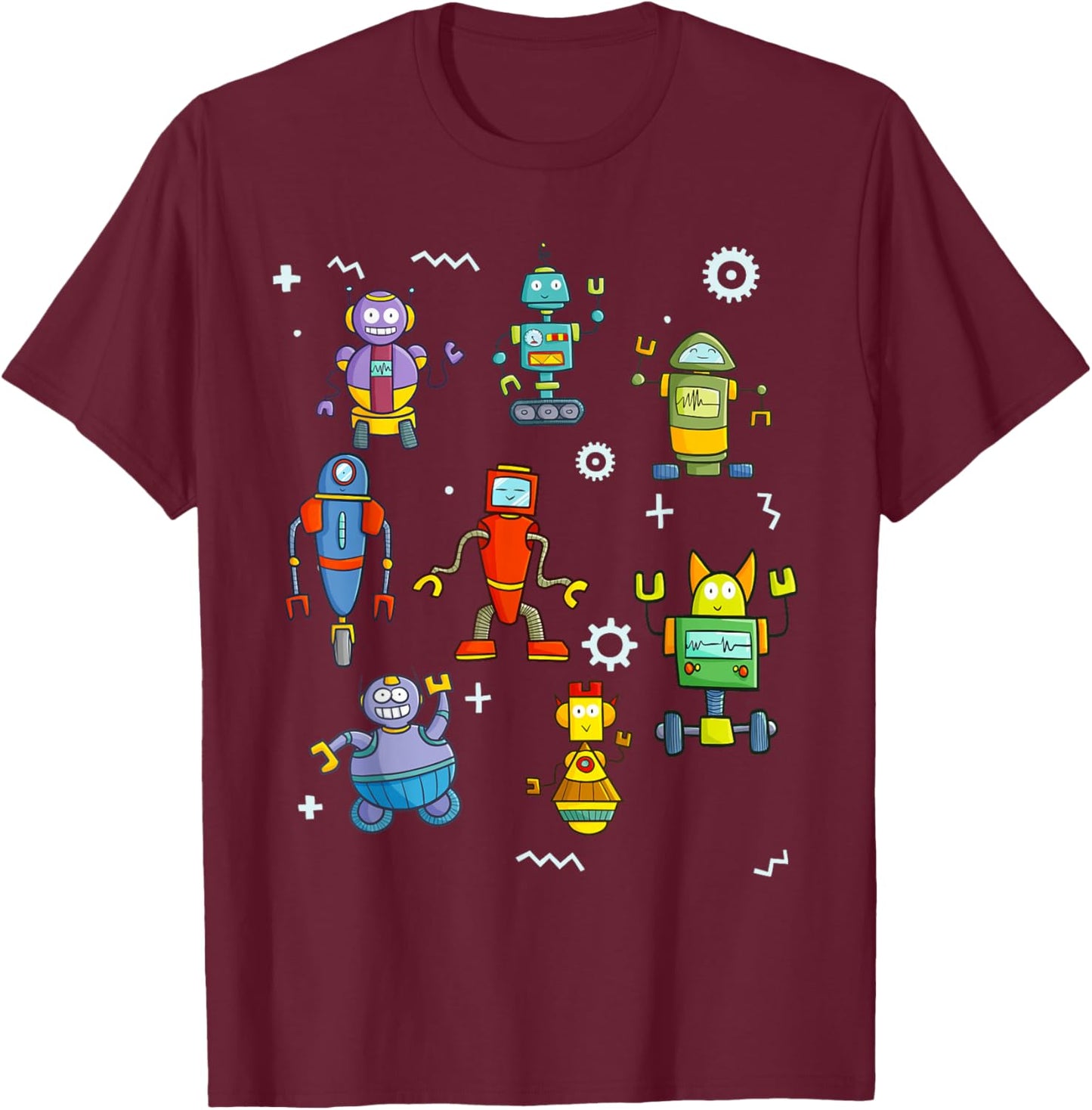 Funny Engineer Robotics Robot Technology Robotics T-Shirt - T-Shirt | Maroon