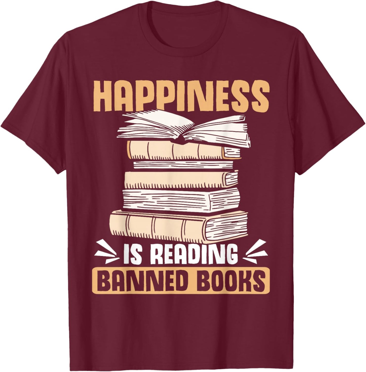 Banned Book Lover Reading Banned Book Puzzle Reader T-Shirt - T-Shirt | Maroon