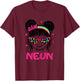 Geburtstagsshirt 9 Jahre Mädchen Geschenk – Bäm Neun T-Shirt - T-Shirt | Maroon