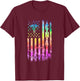 CNA Nurse USA Certified Nursing Assistant CNA American Flag Men T-Shirt - T-Shirt | Maroon