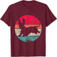 Retro Vintage Dachshund - Dog Trainer 60s 70s Animal Breeder Men Women Girls Kids T-Shirt - T-Shirt | Maroon