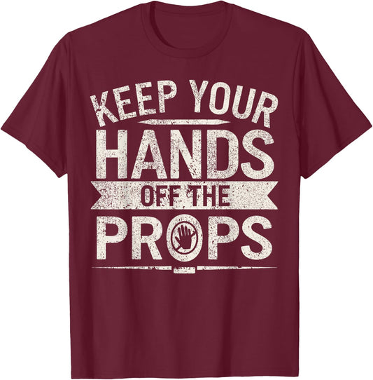 Stage Manager Theater Crew Props Theatre Manager T-Shirt - T-Shirt | Maroon