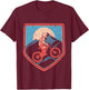 Kids Mountain Bike Cycling Gifts Youth Boys T-Shirt - T-Shirt | Maroon