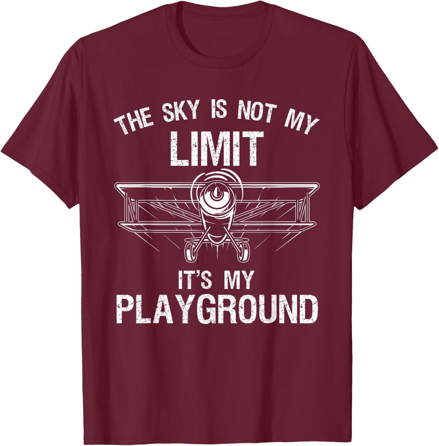 Funny Pilot Design Women Aviation Airplane Pilot T-Shirt - T-Shirt | Maroon