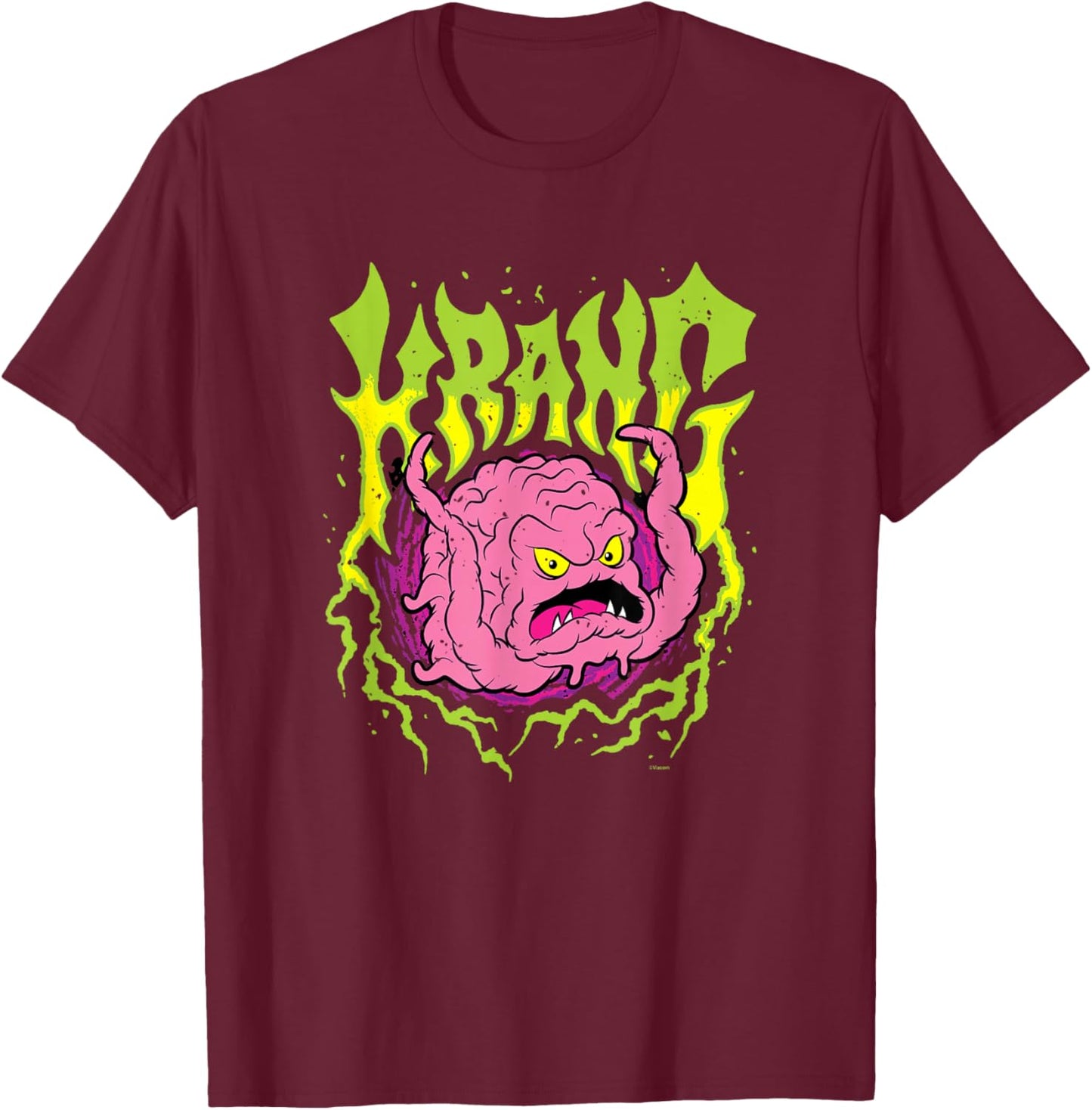Teenage Mutant Ninja Turtles Krang Evil Portrait T-Shirt - T-Shirt | Maroon