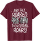 Where The Wild Things Are - They Roared Their Terrible Roars T-Shirt - T-Shirt | Maroon