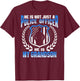 My Grandson Is A Police Officer Proud Police Grandma Grandpa T-Shirt - T-Shirt | Maroon