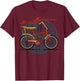 Vintage Stingray Krate Retro Funny Bicycle Lovers Cyclist T-Shirt - T-Shirt | Maroon