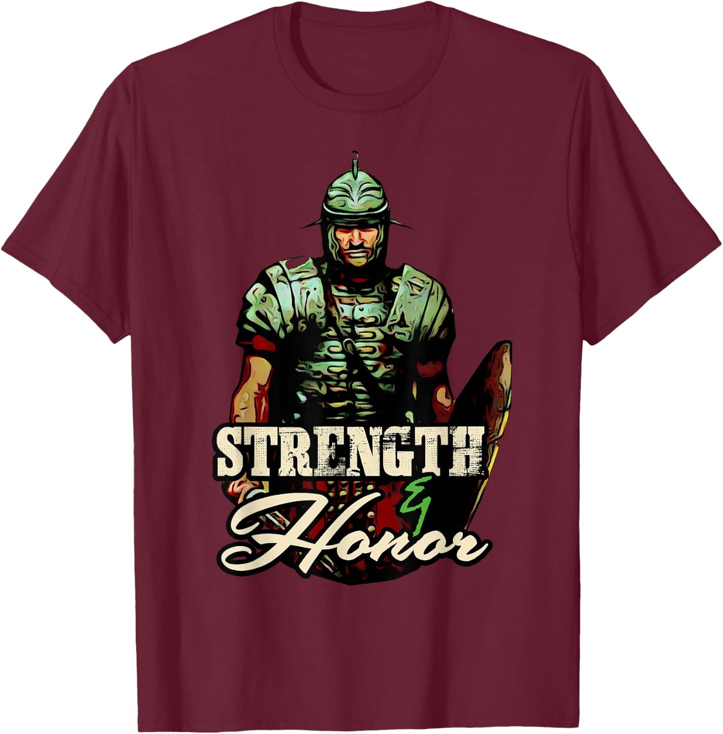 Senatus Populusque Romanus Apparel Roman Empire Honor Legionary T-Shirt - T-Shirt | Maroon