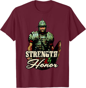 Senatus Populusque Romanus Apparel Roman Empire Honor Legionary T-Shirt - T-Shirt | Maroon