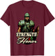 Senatus Populusque Romanus Apparel Roman Empire Honor Legionary T-Shirt - T-Shirt | Maroon