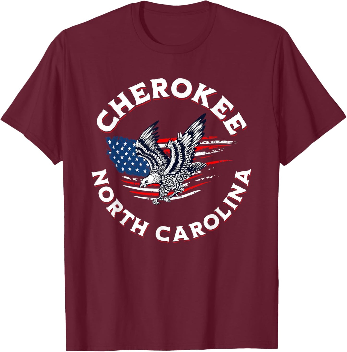 Cherokee NC T-Shirt - T-Shirt | Maroon