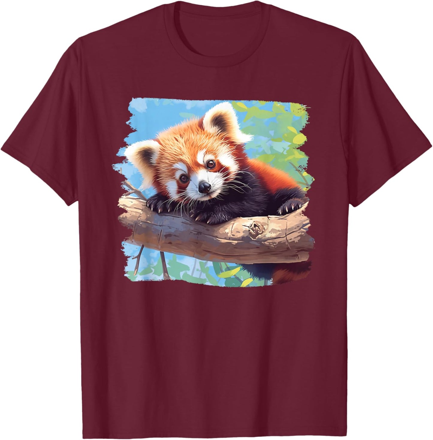 Red Pandas Red Panda T-Shirt - T-Shirt | Maroon
