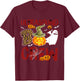 Ultrasound Tech Boo Crew Halloween Technician match costume T-Shirt - T-Shirt | Maroon