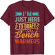 I'm Just Here To Draft Bench Warmers - Funny Coach T-Shirt - T-Shirt | Maroon